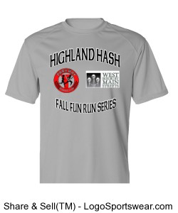 Highland Hash Fall Fun Run Series 2012 - Commemorative T-Shirt Design Zoom