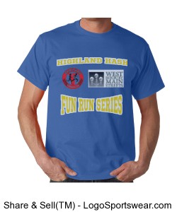 Highland Hash Fun Run Spring 2013 Series T-Shirt Design Zoom